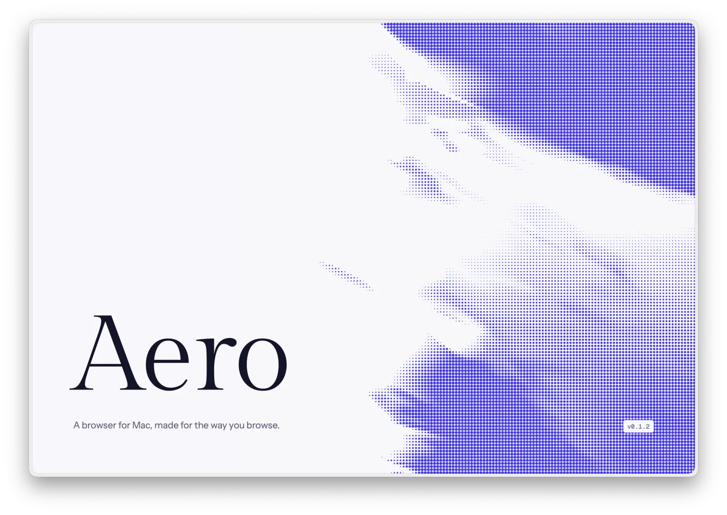 The same page in Aero with the sidebar hidden, leaving the full window for the website.